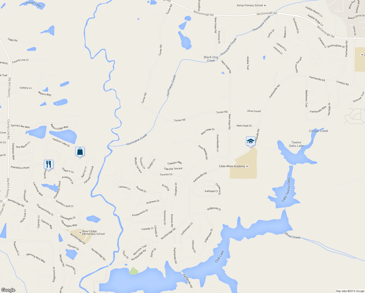 map of restaurants, bars, coffee shops, grocery stores, and more near 643 Pine Needle Rd in Hampton