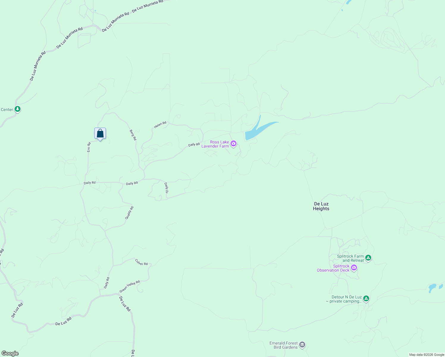 map of restaurants, bars, coffee shops, grocery stores, and more near 2790 Daily Drive in Fallbrook