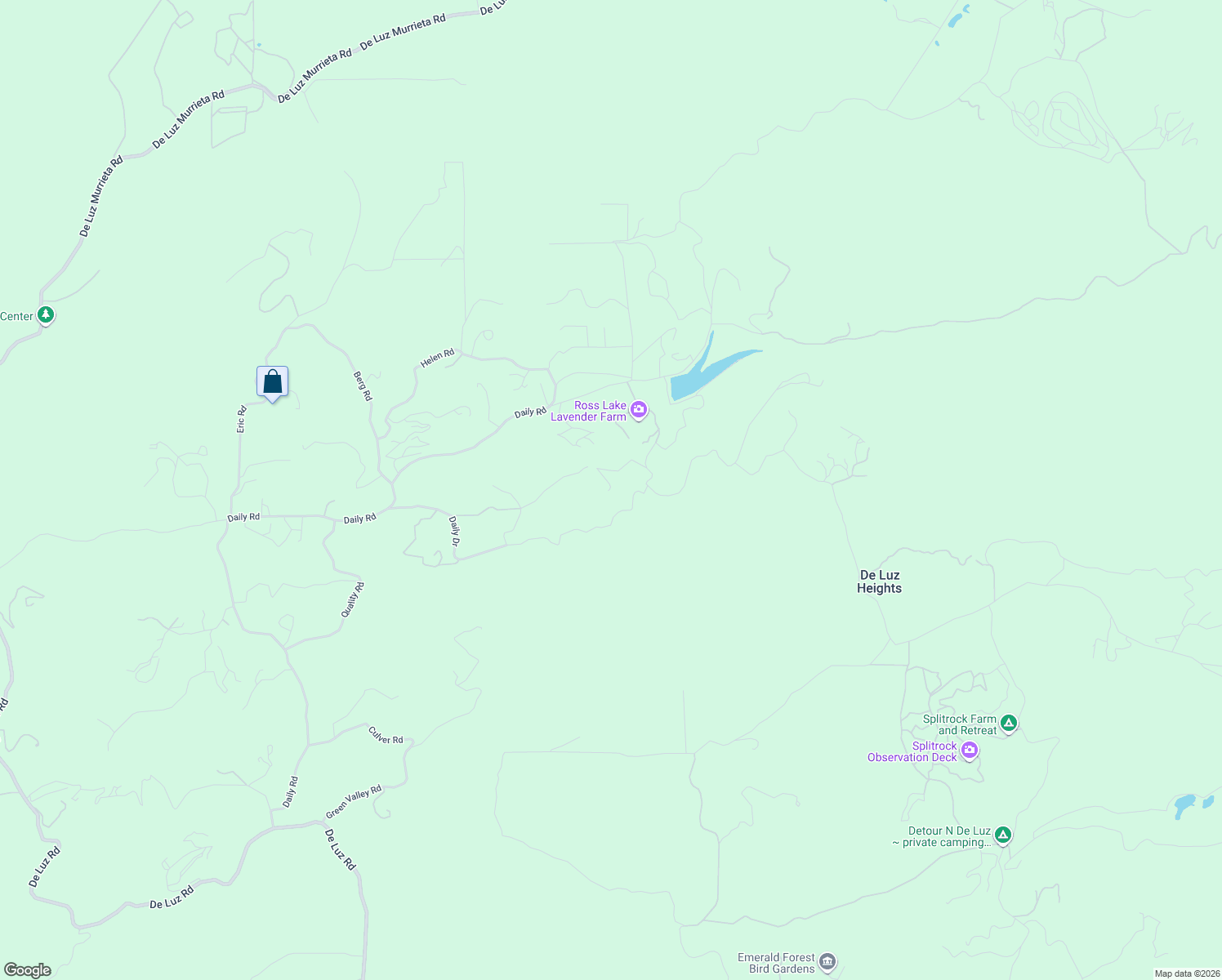 map of restaurants, bars, coffee shops, grocery stores, and more near 2790 Daily Drive in Fallbrook