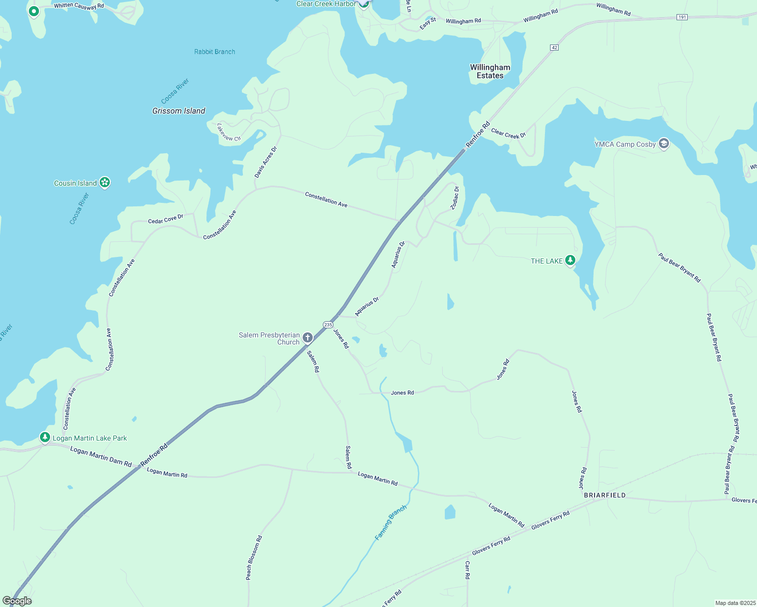 map of restaurants, bars, coffee shops, grocery stores, and more near 144 Aquarius Drive in Alpine