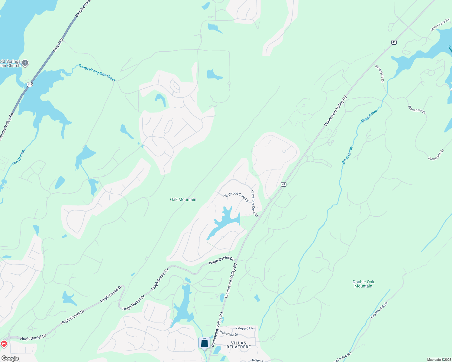 map of restaurants, bars, coffee shops, grocery stores, and more near 1070 Greystone Cove Drive in Birmingham
