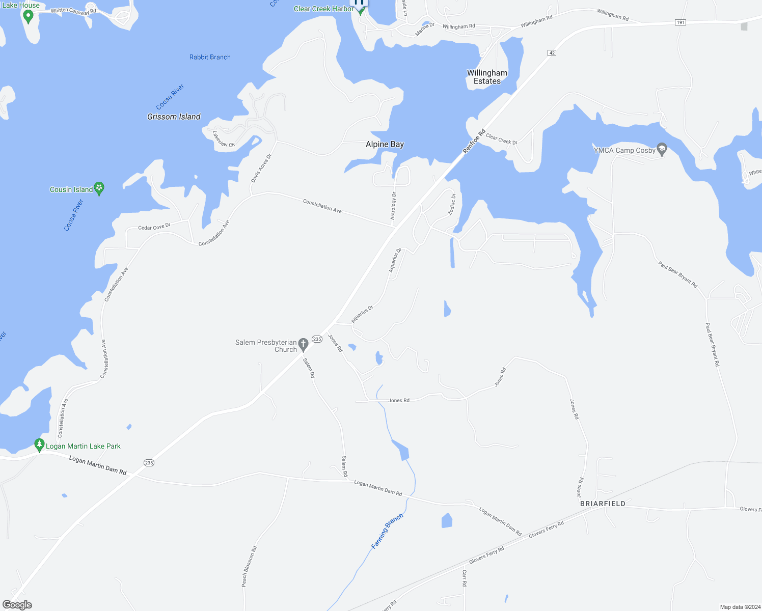 map of restaurants, bars, coffee shops, grocery stores, and more near 1172 Aquarius Drive in Alpine