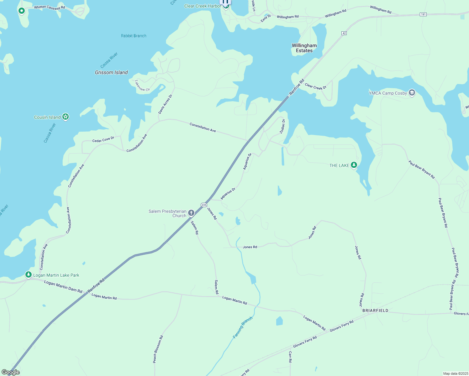 map of restaurants, bars, coffee shops, grocery stores, and more near 144 Aquarius Drive in Alpine