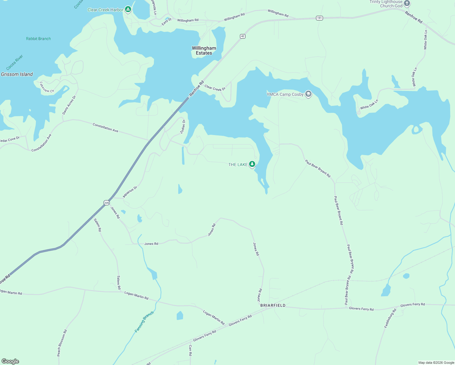 map of restaurants, bars, coffee shops, grocery stores, and more near Unnamed Road in Alpine