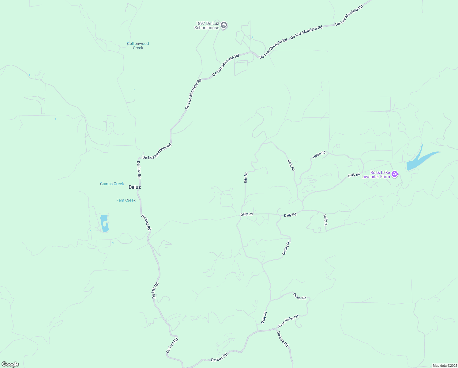 map of restaurants, bars, coffee shops, grocery stores, and more near 39681 Calle De Luz Road in Fallbrook