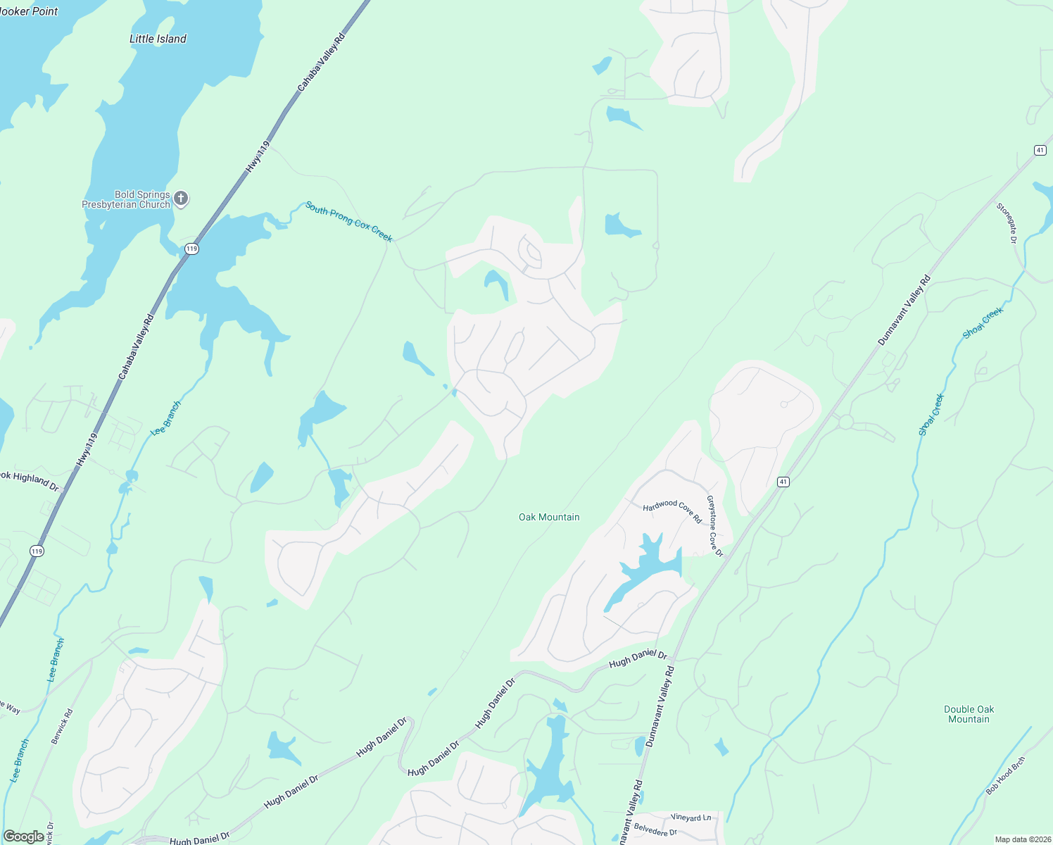 map of restaurants, bars, coffee shops, grocery stores, and more near 8087 Castlehill Road in Birmingham