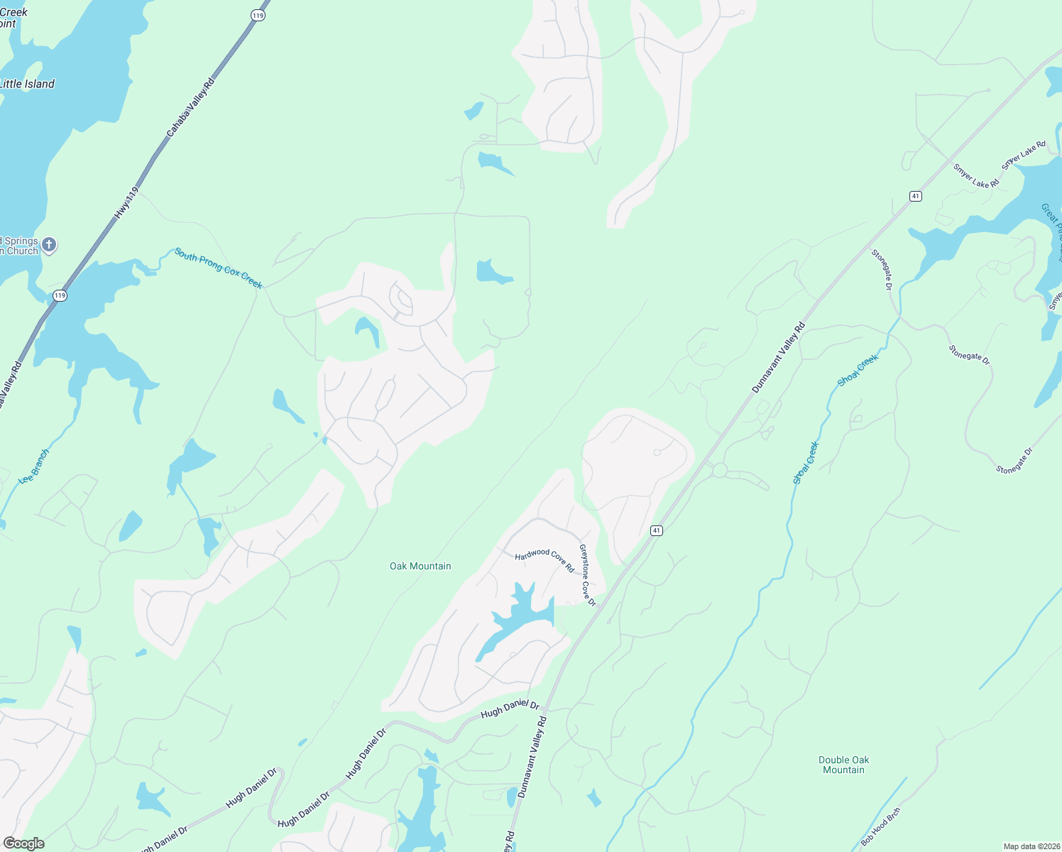 map of restaurants, bars, coffee shops, grocery stores, and more near 1245 Greystone Crest in Birmingham