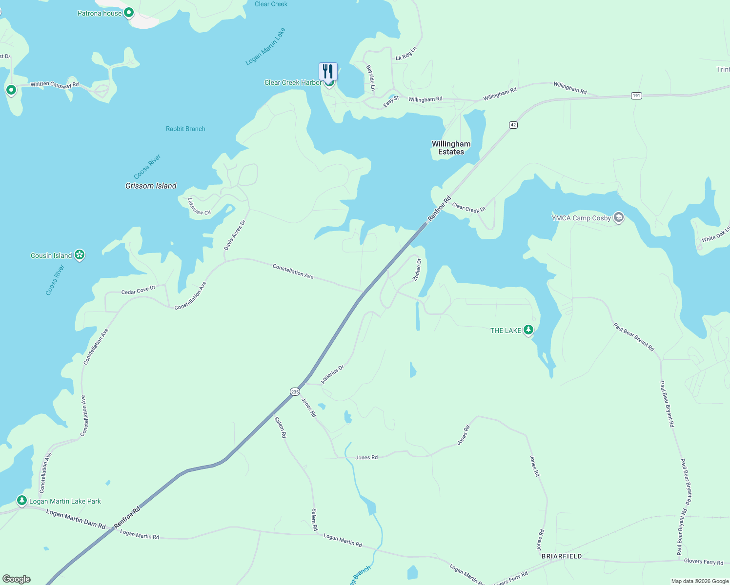 map of restaurants, bars, coffee shops, grocery stores, and more near in Alpine