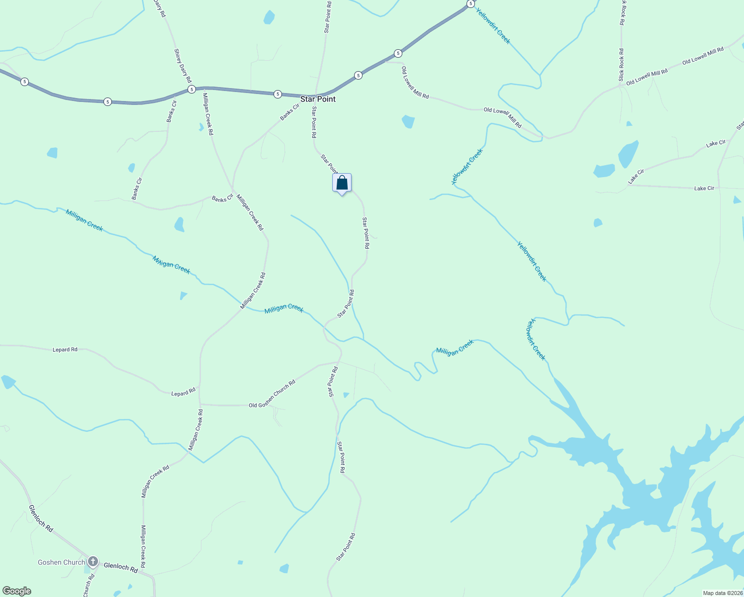 map of restaurants, bars, coffee shops, grocery stores, and more near 2100 Star Point Road in Carrollton