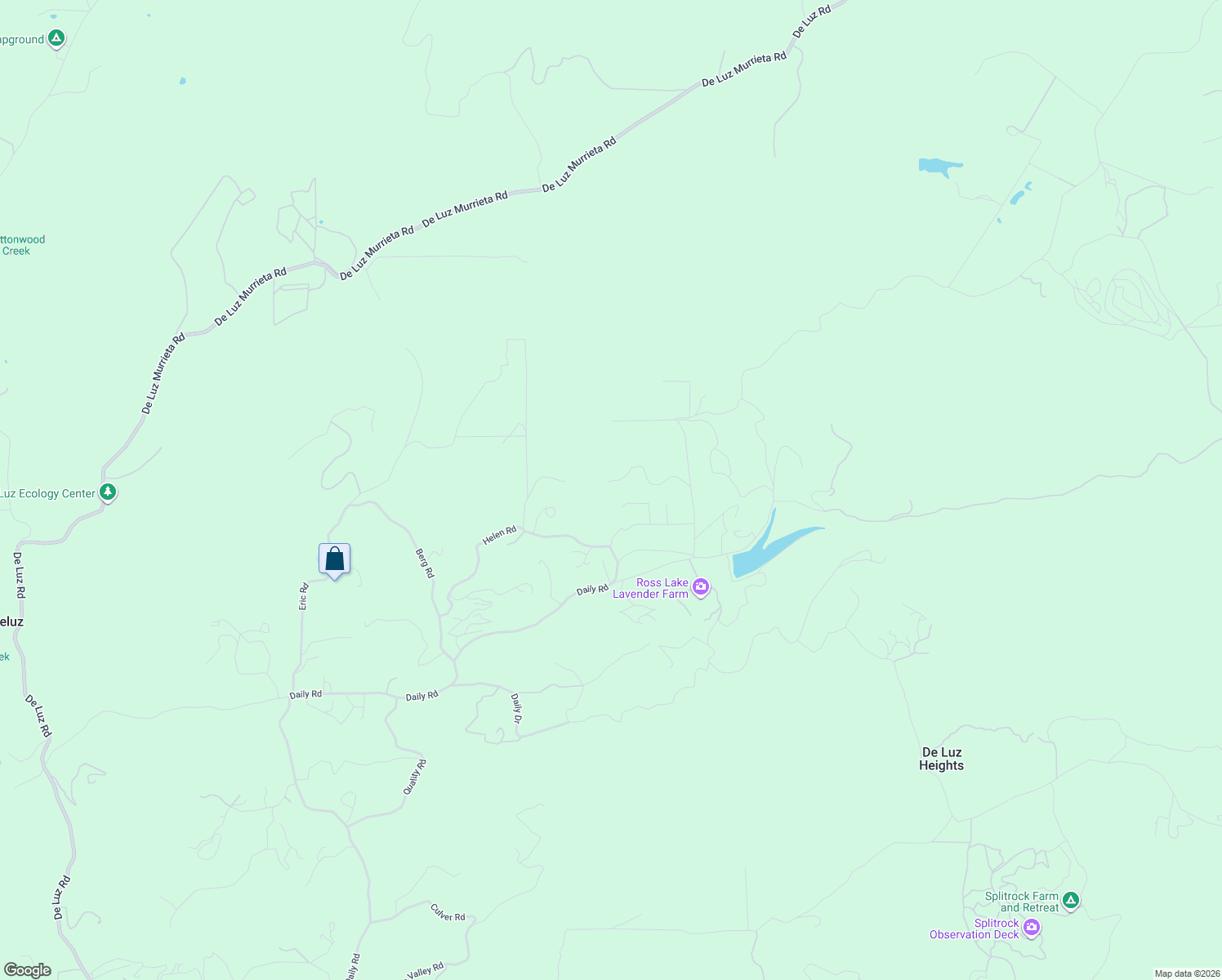 map of restaurants, bars, coffee shops, grocery stores, and more near 2311 Rose Road in Fallbrook