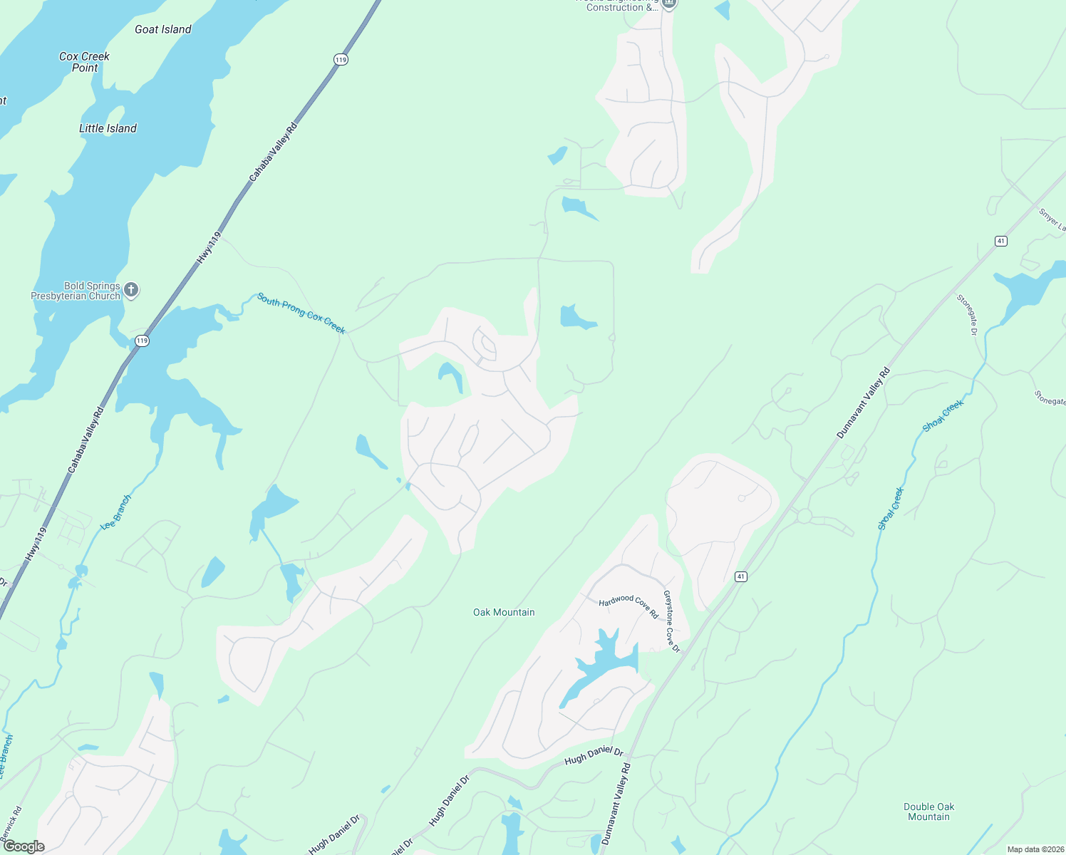 map of restaurants, bars, coffee shops, grocery stores, and more near 7072 North Highfield Drive in Birmingham