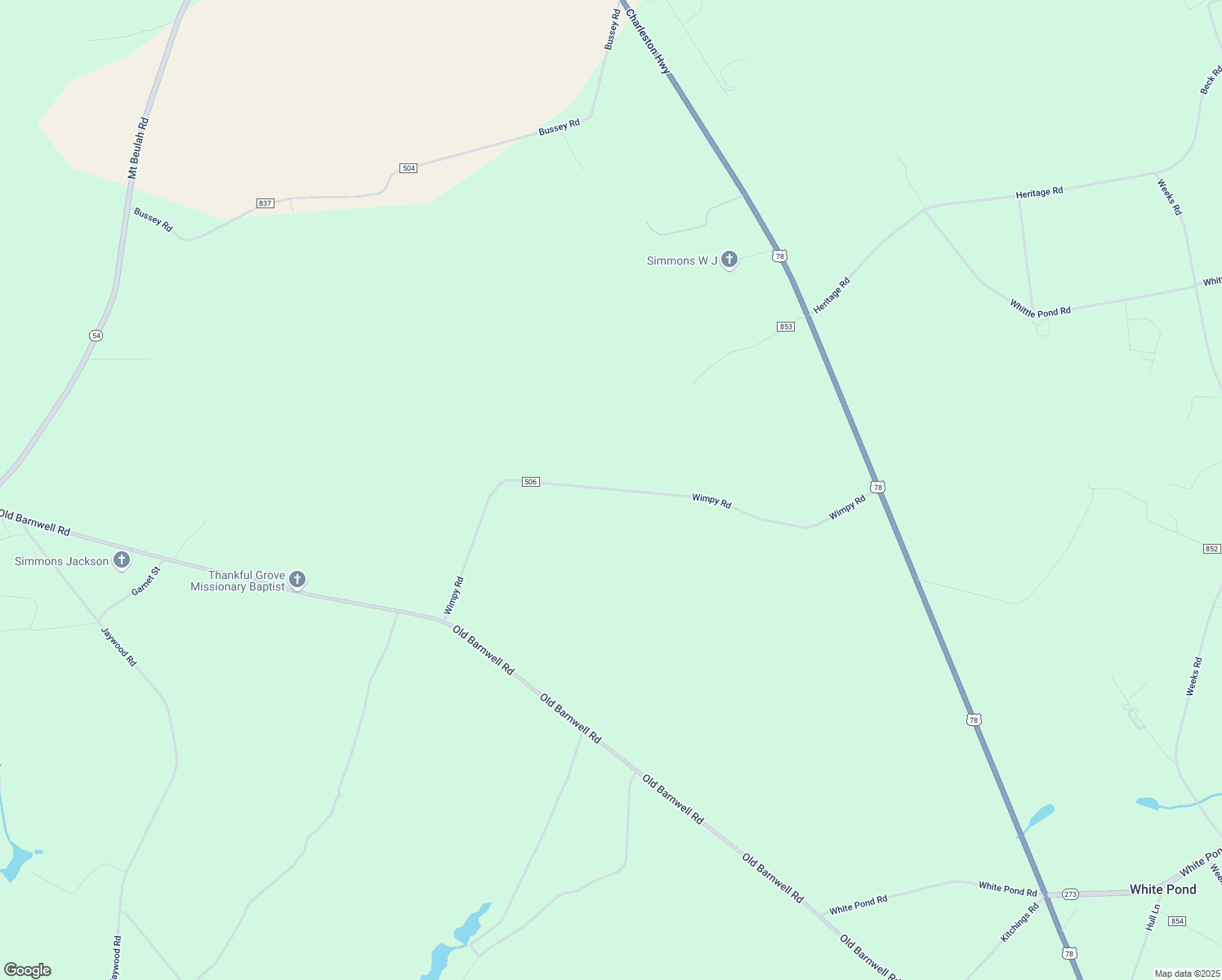 map of restaurants, bars, coffee shops, grocery stores, and more near 281 Wimpy Road in Williston