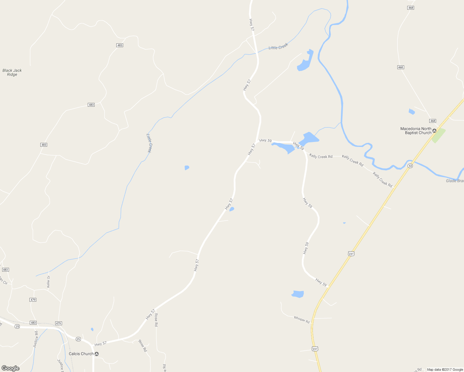 map of restaurants, bars, coffee shops, grocery stores, and more near 1861 Highway 57 in Vincent
