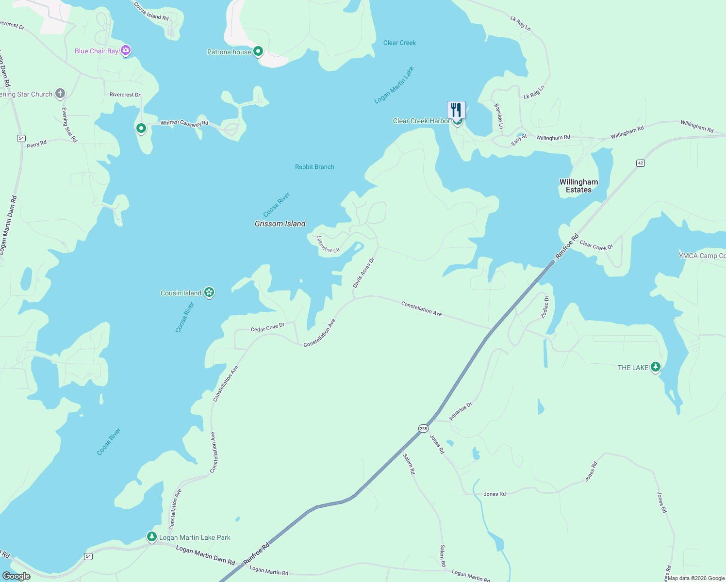 map of restaurants, bars, coffee shops, grocery stores, and more near 684 Constellation Avenue in Alpine