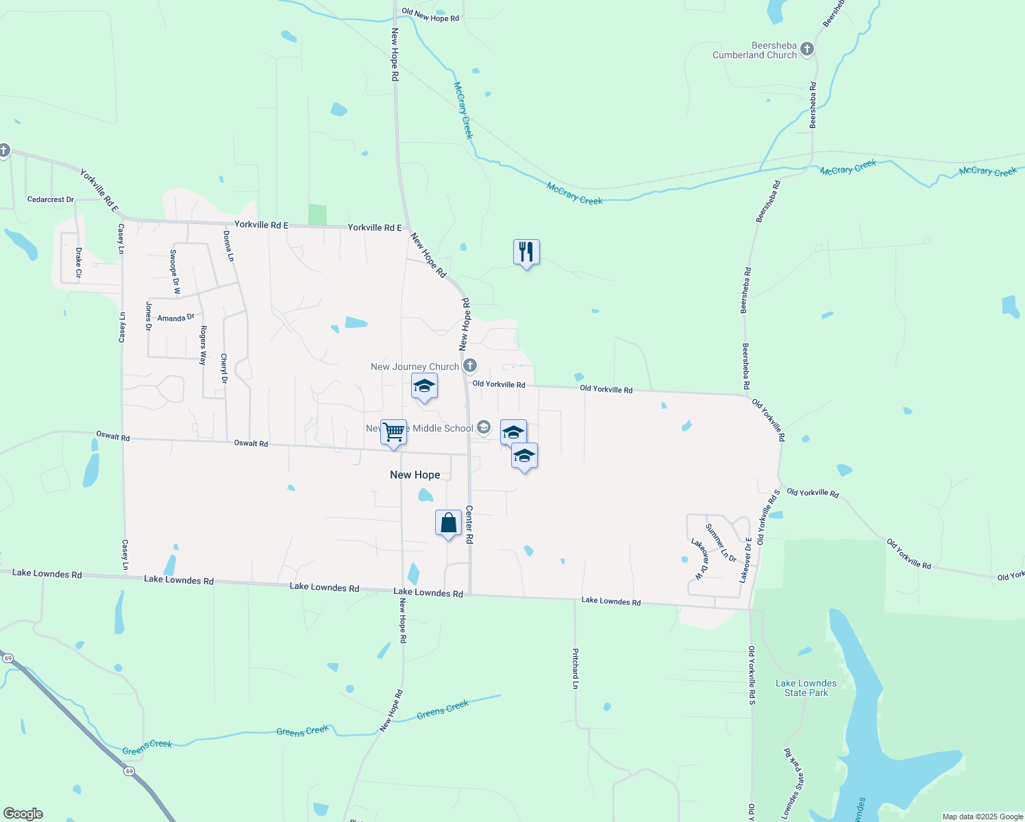 map of restaurants, bars, coffee shops, grocery stores, and more near 90 Angela Dr in Columbus