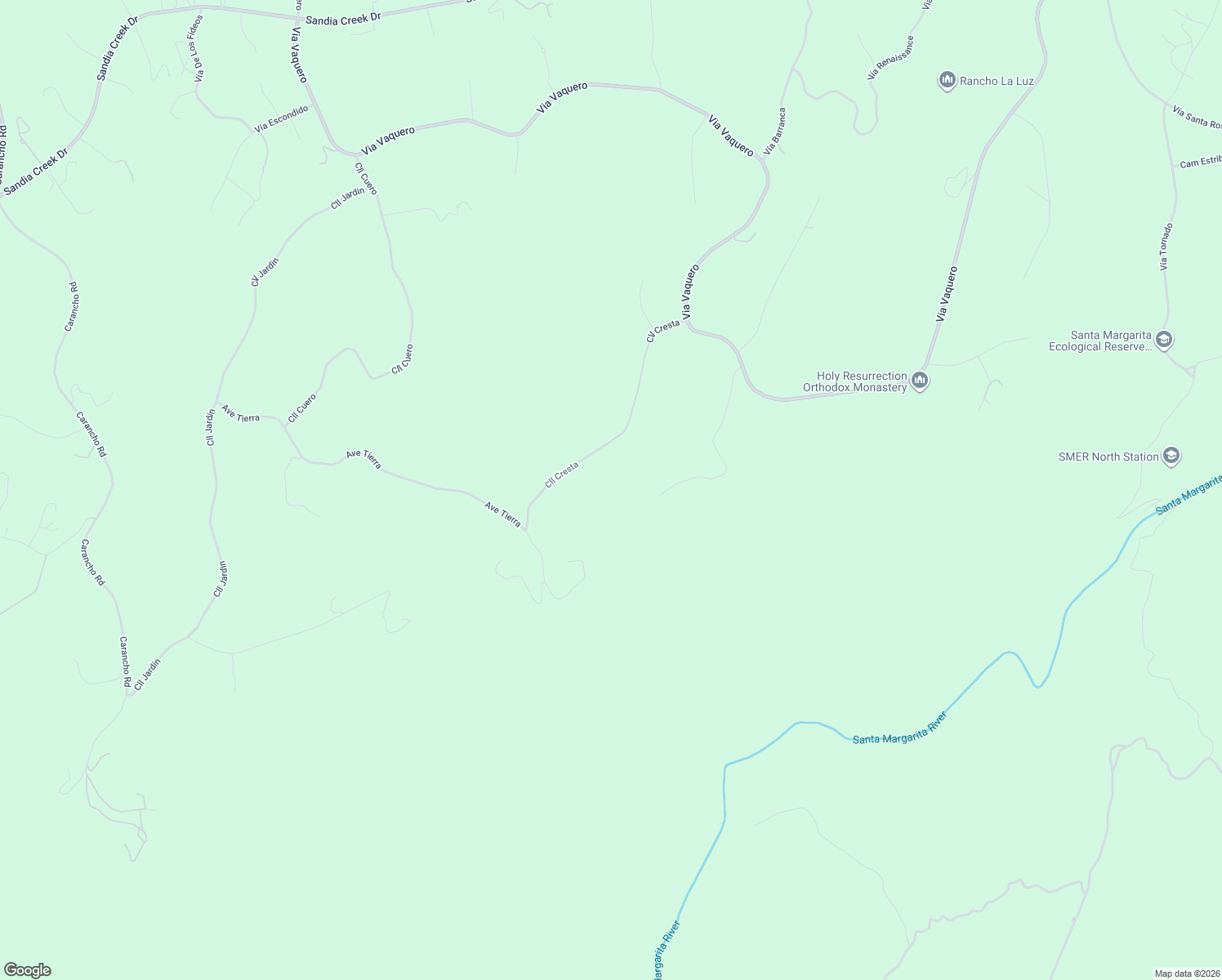 map of restaurants, bars, coffee shops, grocery stores, and more near 26179 Via De Los Robles in Temecula