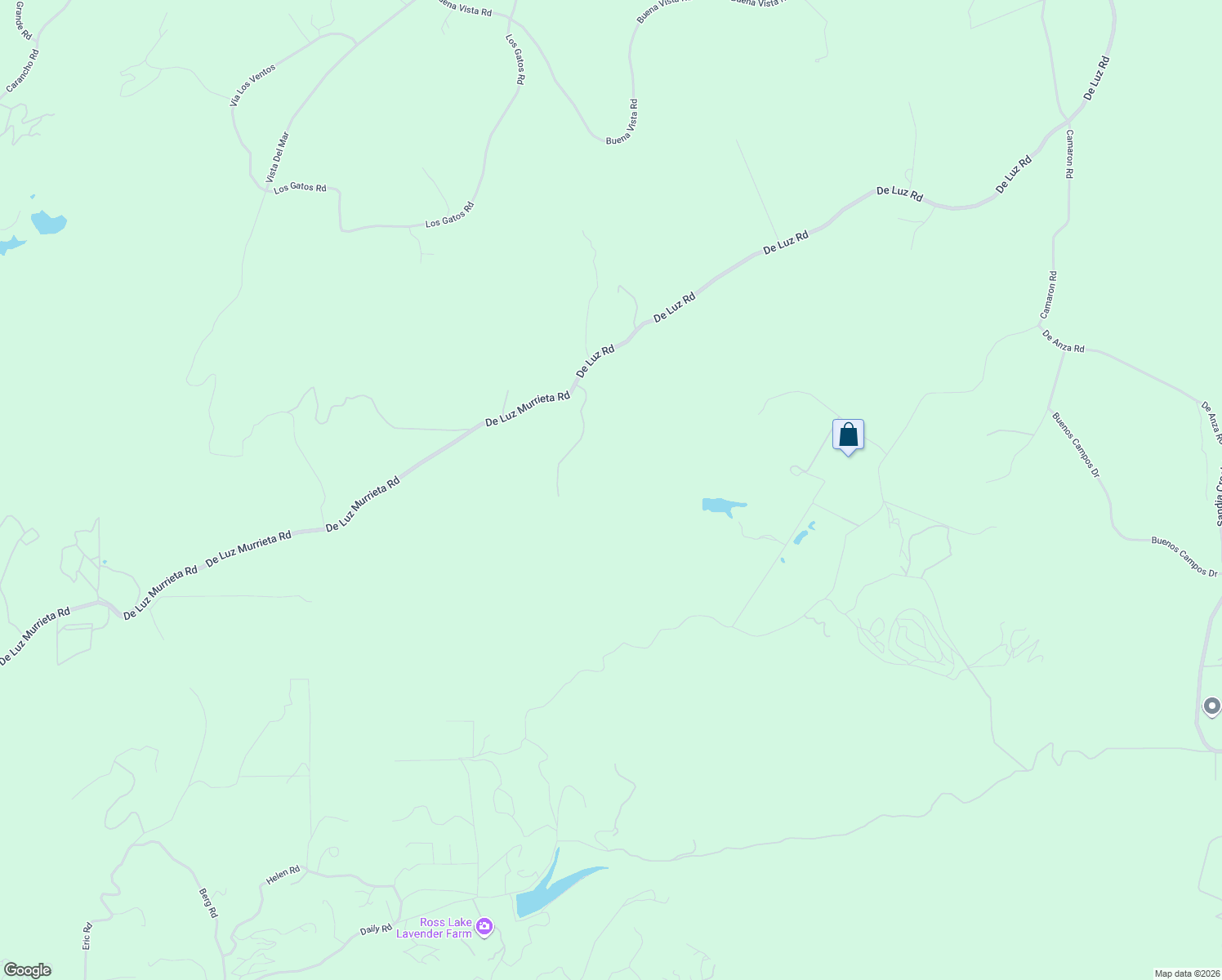 map of restaurants, bars, coffee shops, grocery stores, and more near 41093 De Luz Murrieta Road in Fallbrook