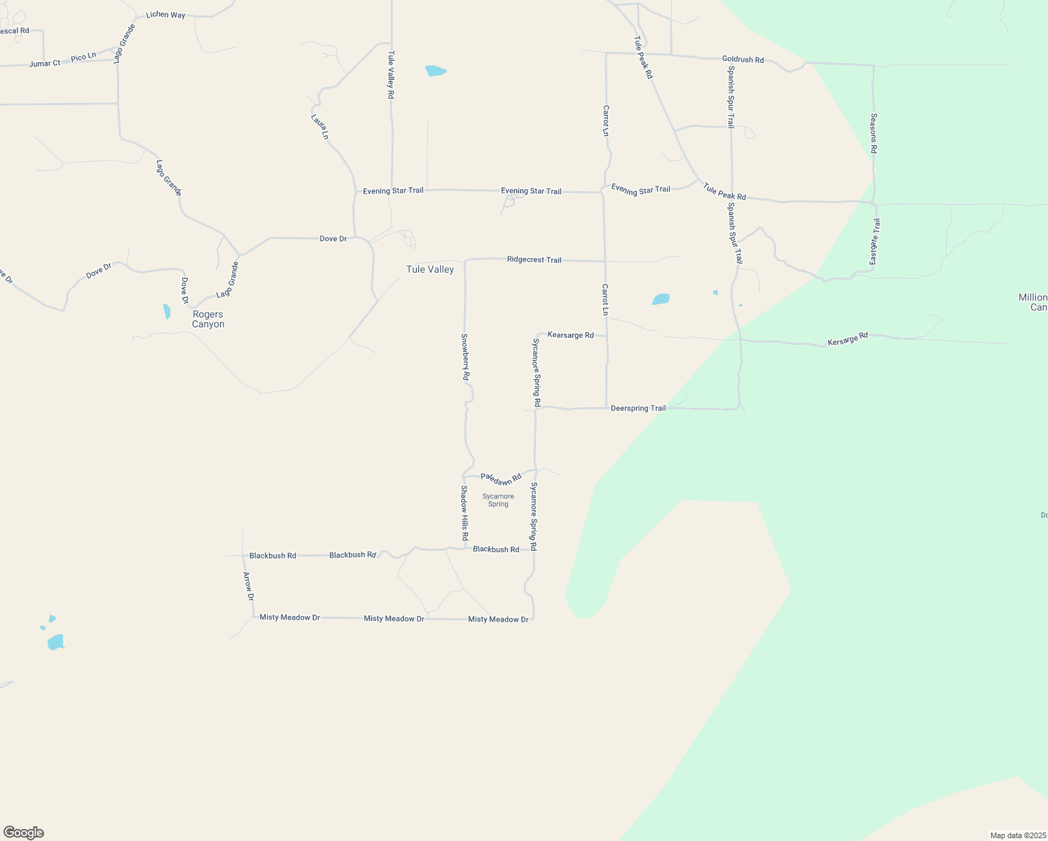 map of restaurants, bars, coffee shops, grocery stores, and more near Sycamore Springs Road in Sage