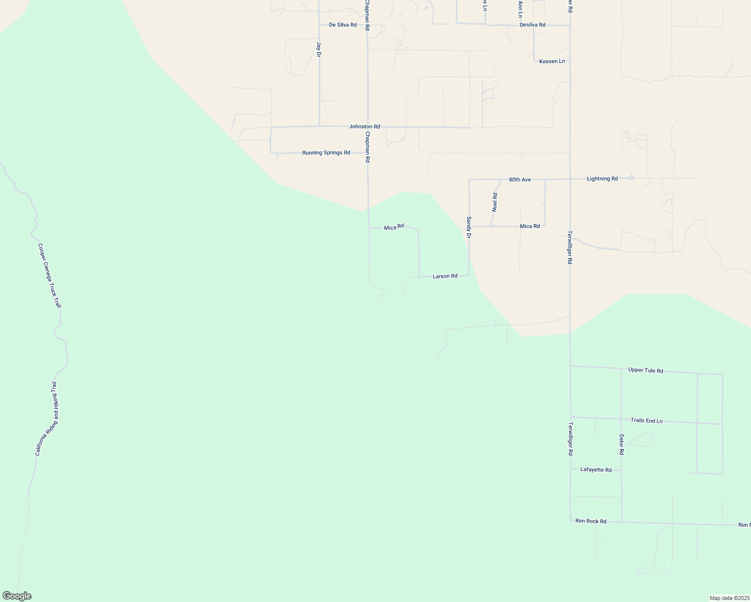 map of restaurants, bars, coffee shops, grocery stores, and more near 45740 Chapman Road in Anza