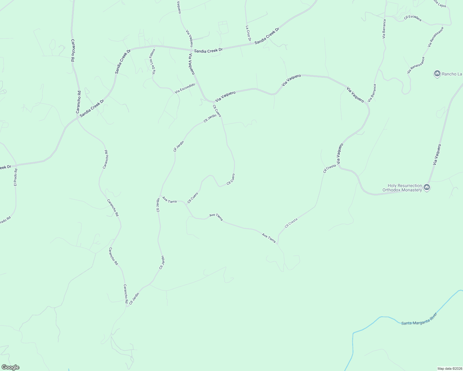 map of restaurants, bars, coffee shops, grocery stores, and more near 45860 Calle Cuero in Temecula