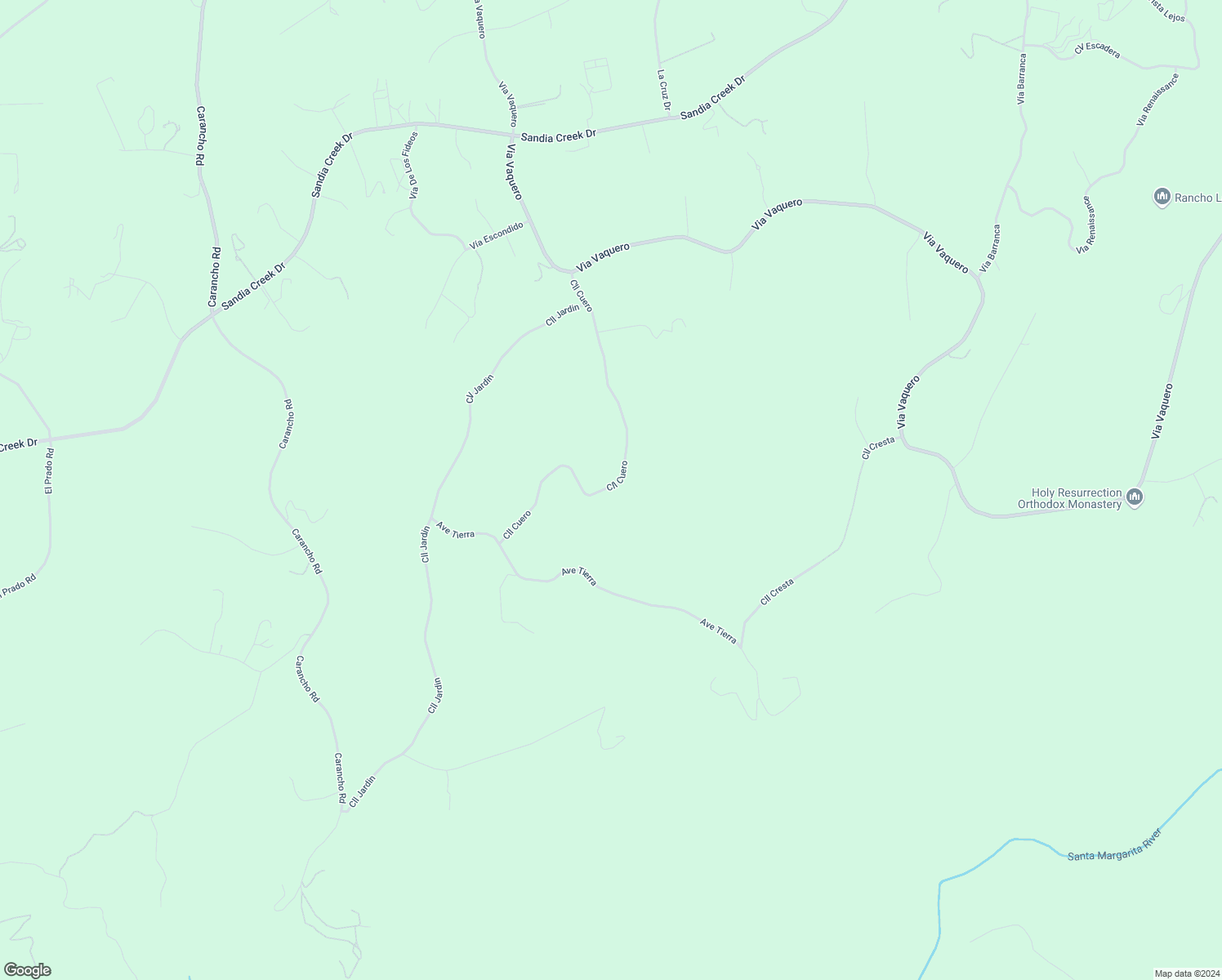 map of restaurants, bars, coffee shops, grocery stores, and more near 45860 Calle Cuero in Temecula