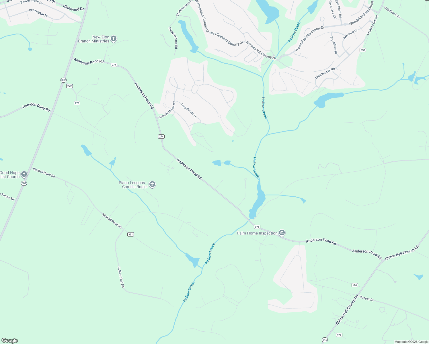 map of restaurants, bars, coffee shops, grocery stores, and more near 149 Woodthrush Lane in Aiken