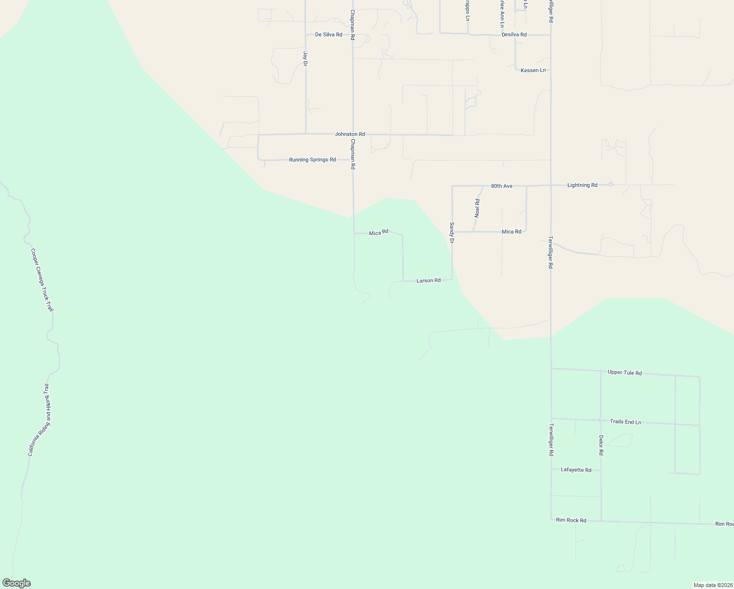 map of restaurants, bars, coffee shops, grocery stores, and more near Chapman Road in Riverside County