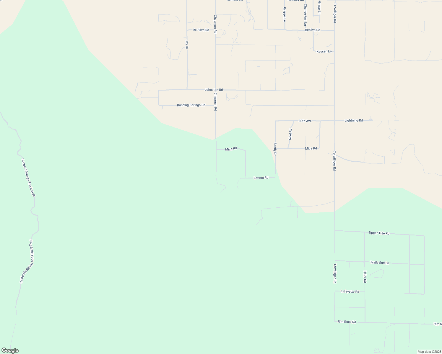 map of restaurants, bars, coffee shops, grocery stores, and more near 45455 Chapman Road in Anza