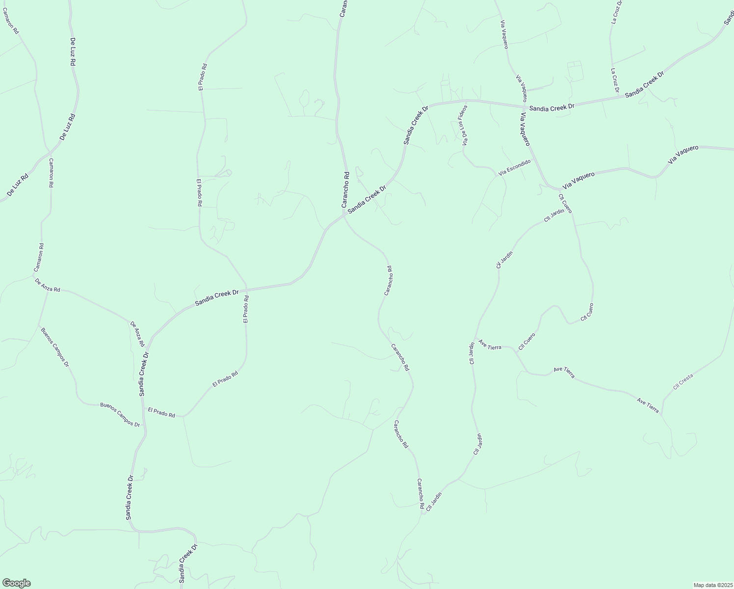 map of restaurants, bars, coffee shops, grocery stores, and more near Carancho Road in Riverside County