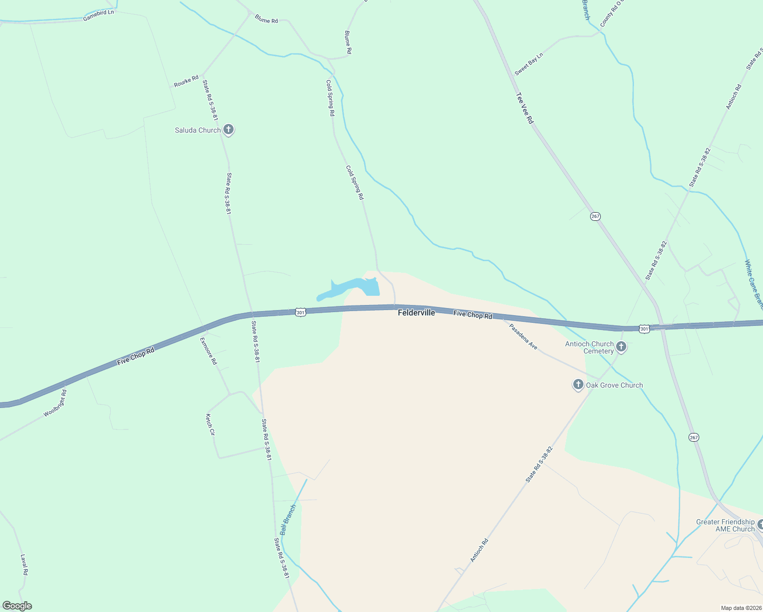 map of restaurants, bars, coffee shops, grocery stores, and more near U.S. 301 in Santee