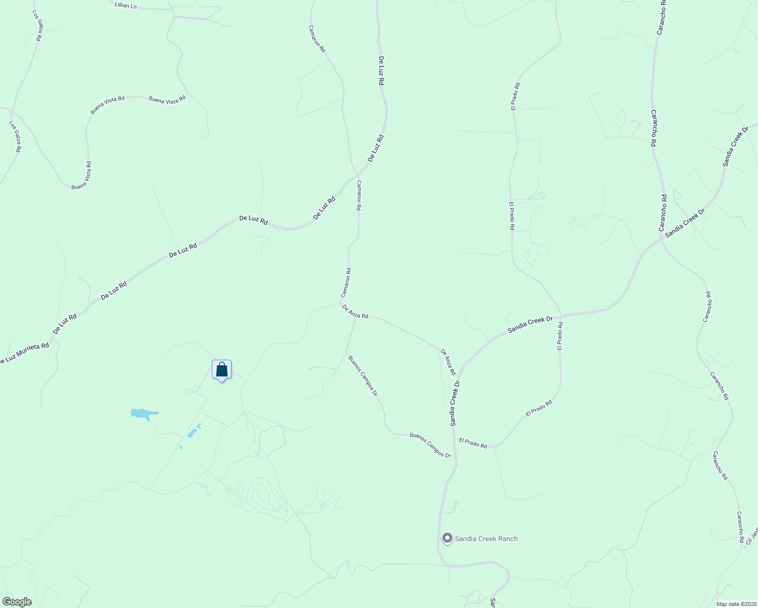 map of restaurants, bars, coffee shops, grocery stores, and more near 23192 De Anza Road in Temecula