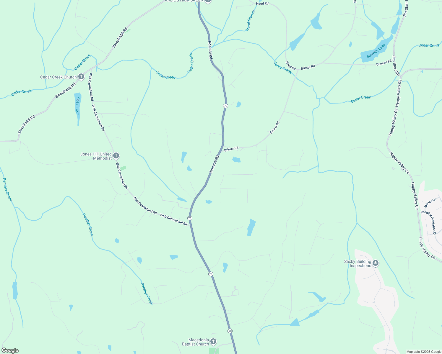 map of restaurants, bars, coffee shops, grocery stores, and more near 11 Laurel Wood Lane in Newnan