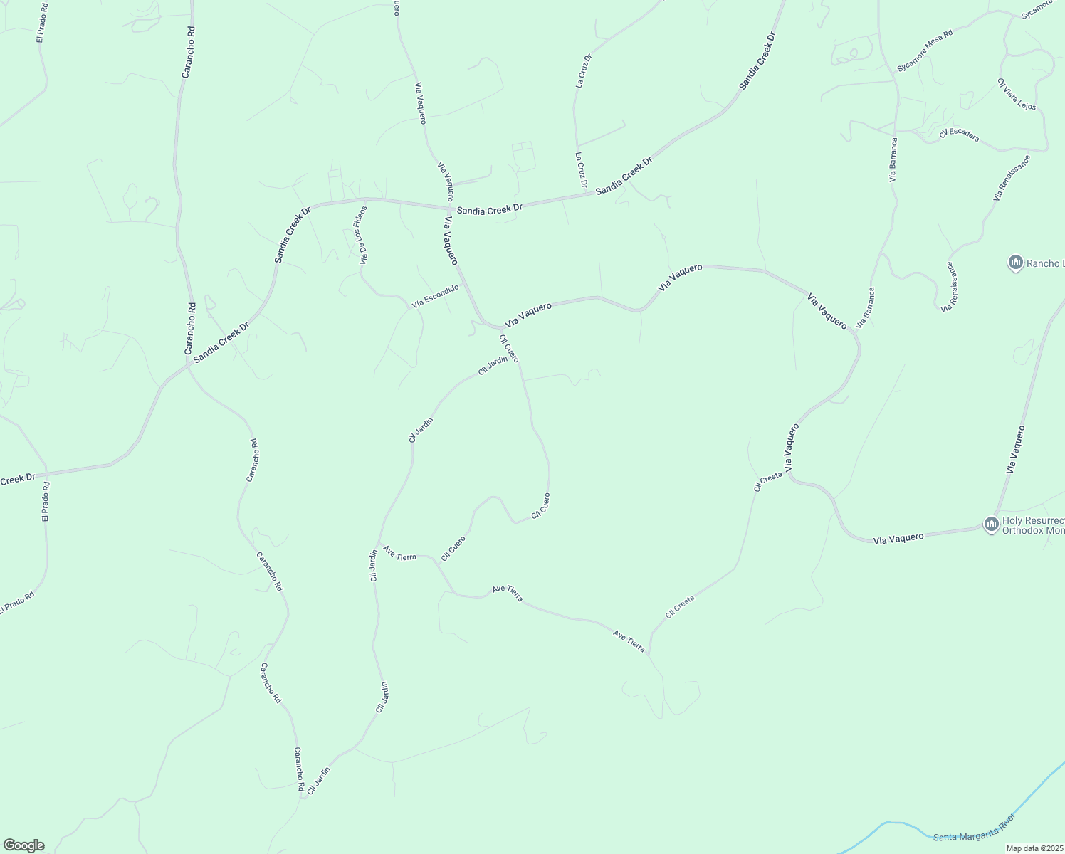 map of restaurants, bars, coffee shops, grocery stores, and more near Calle Cuero in Riverside County