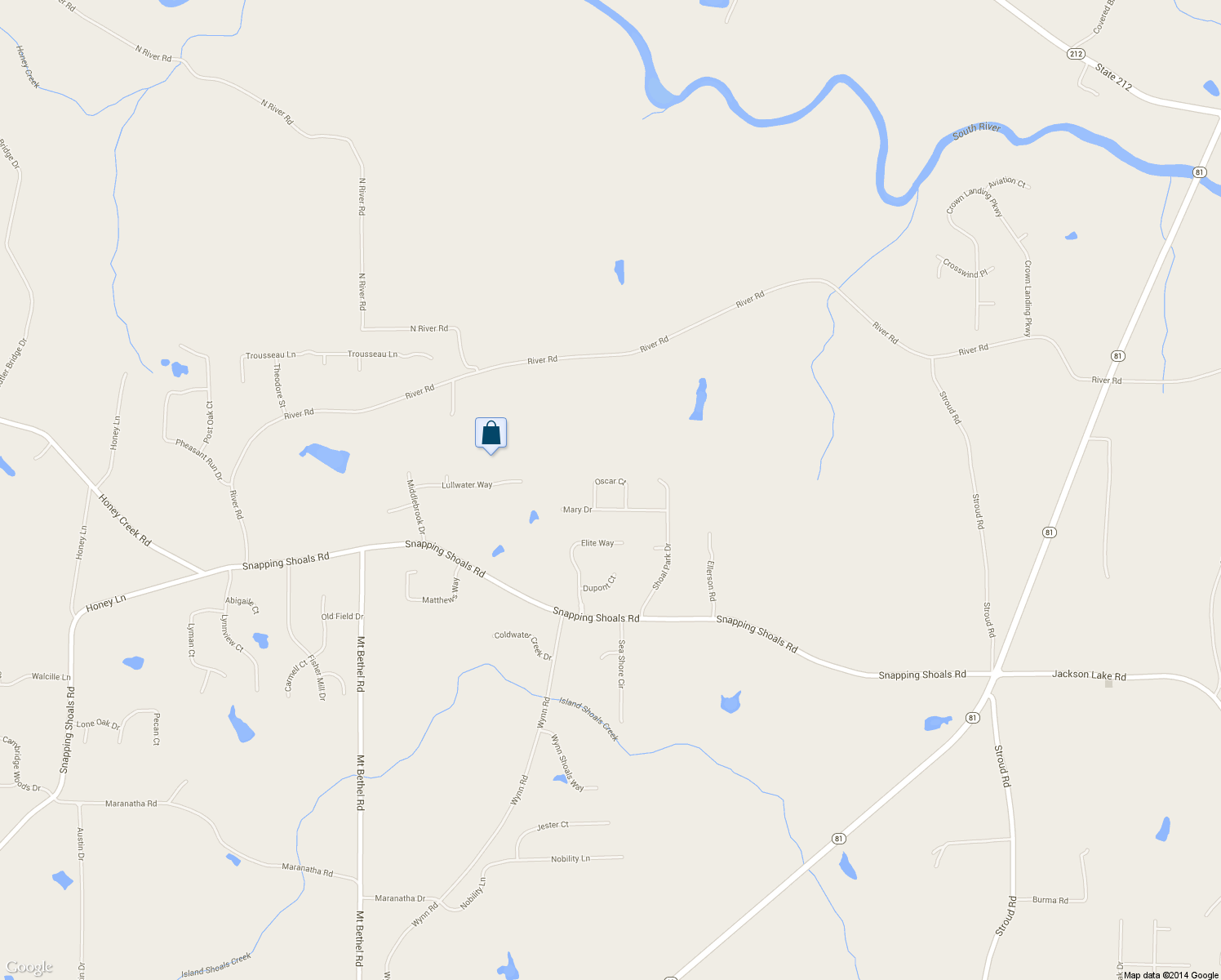 map of restaurants, bars, coffee shops, grocery stores, and more near 427 Oscar Court in McDonough