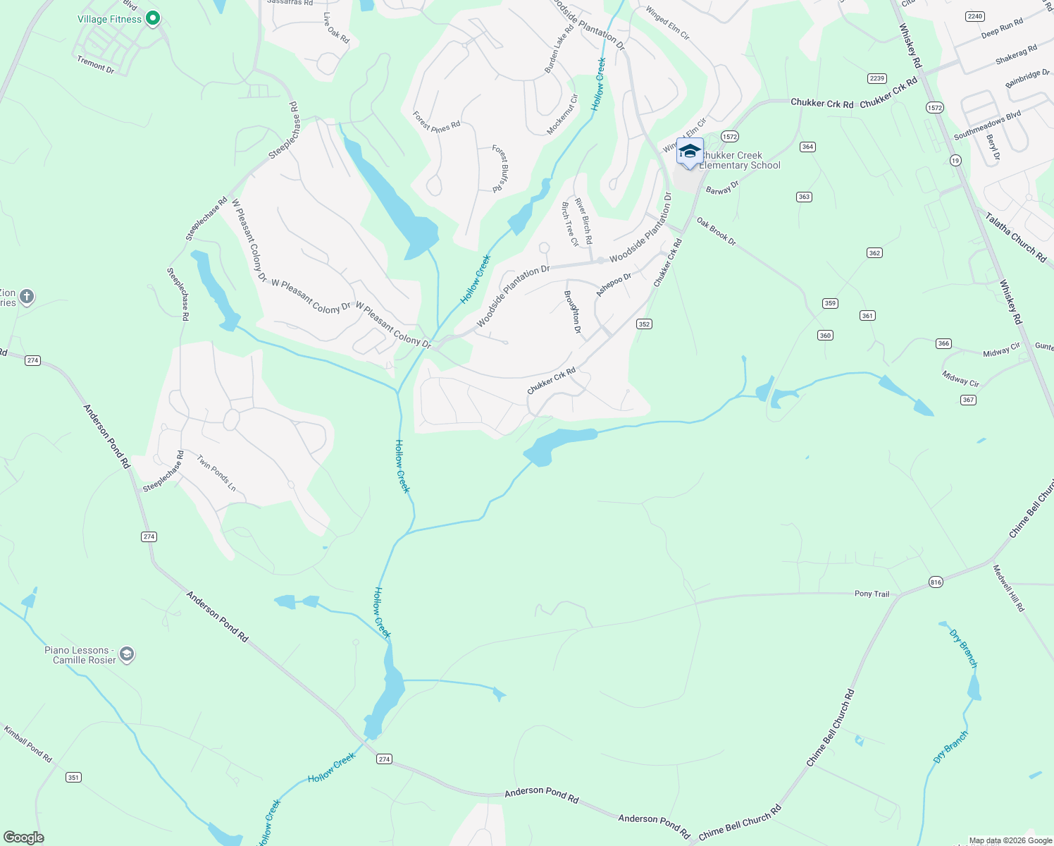 map of restaurants, bars, coffee shops, grocery stores, and more near 2459 Chukker Creek Road in Aiken