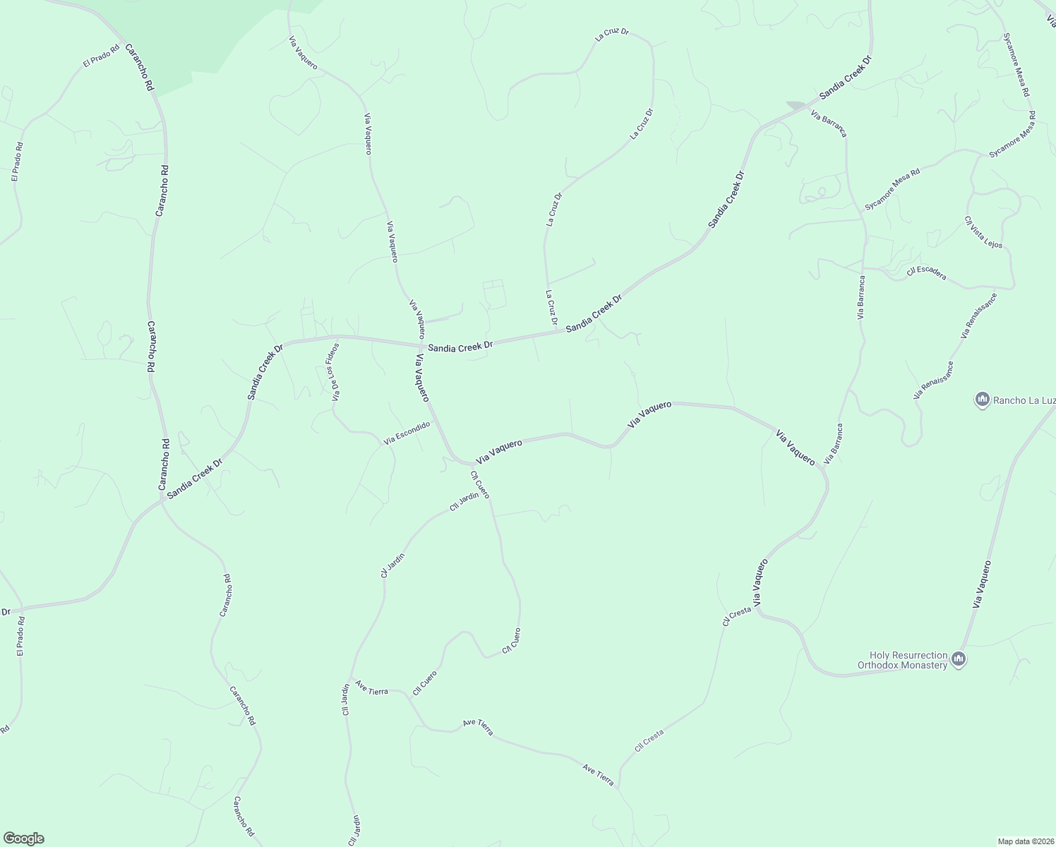 map of restaurants, bars, coffee shops, grocery stores, and more near 46038 Via Vaquero in Temecula