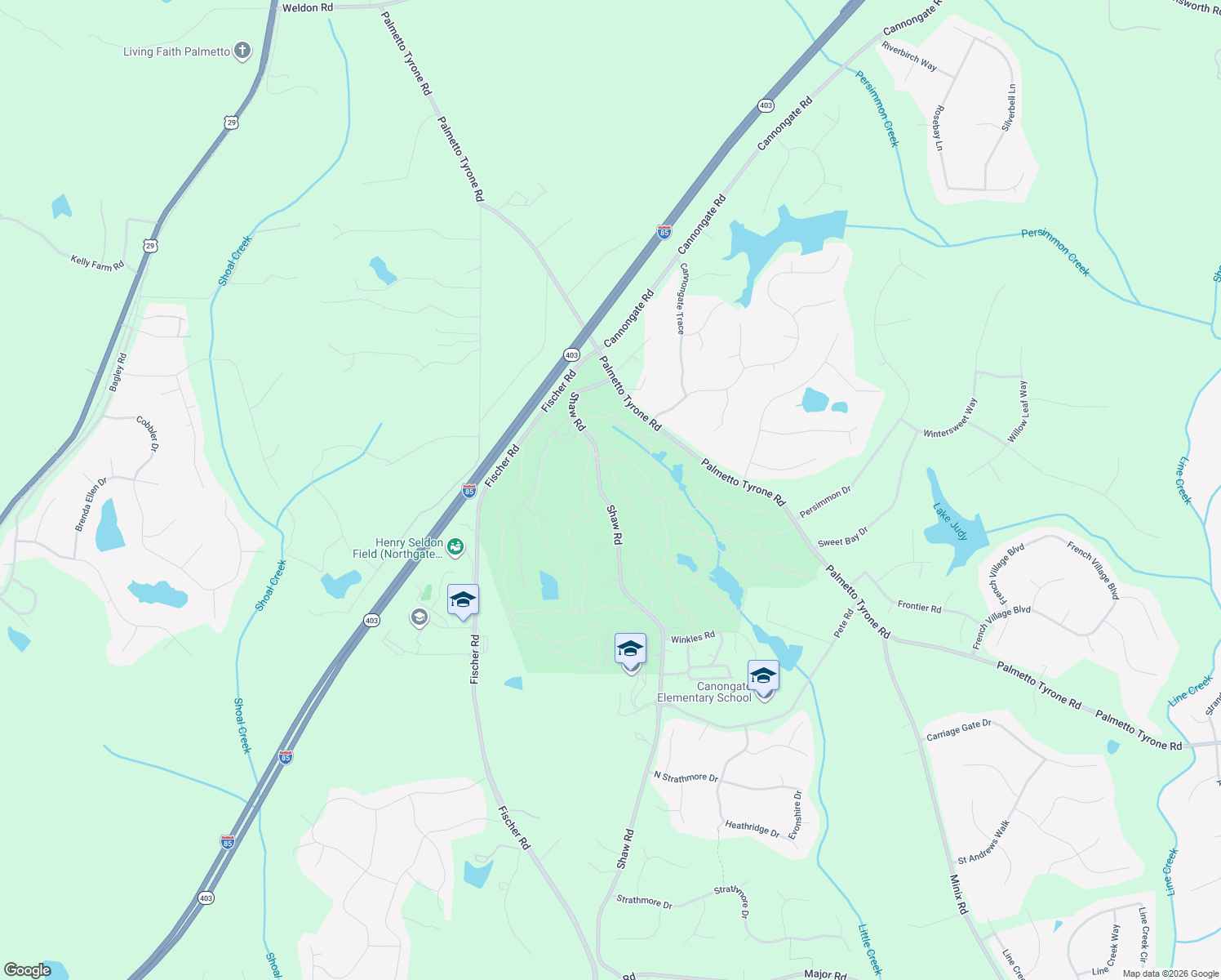 map of restaurants, bars, coffee shops, grocery stores, and more near 803 Shaw Road in Sharpsburg