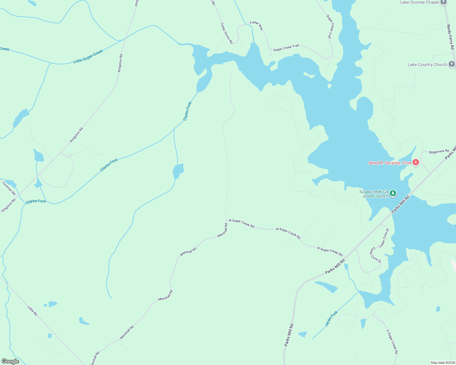 map of restaurants, bars, coffee shops, grocery stores, and more near 1077 Marshall Road in Buckhead