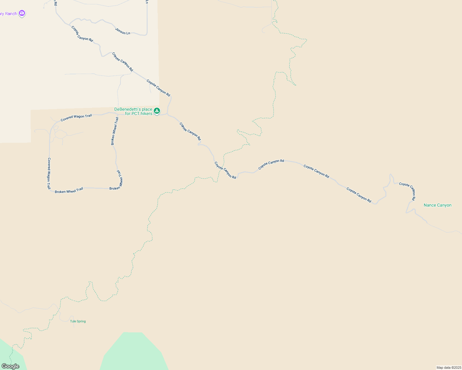 map of restaurants, bars, coffee shops, grocery stores, and more near 61405 Covered Wagon Trail in Anza