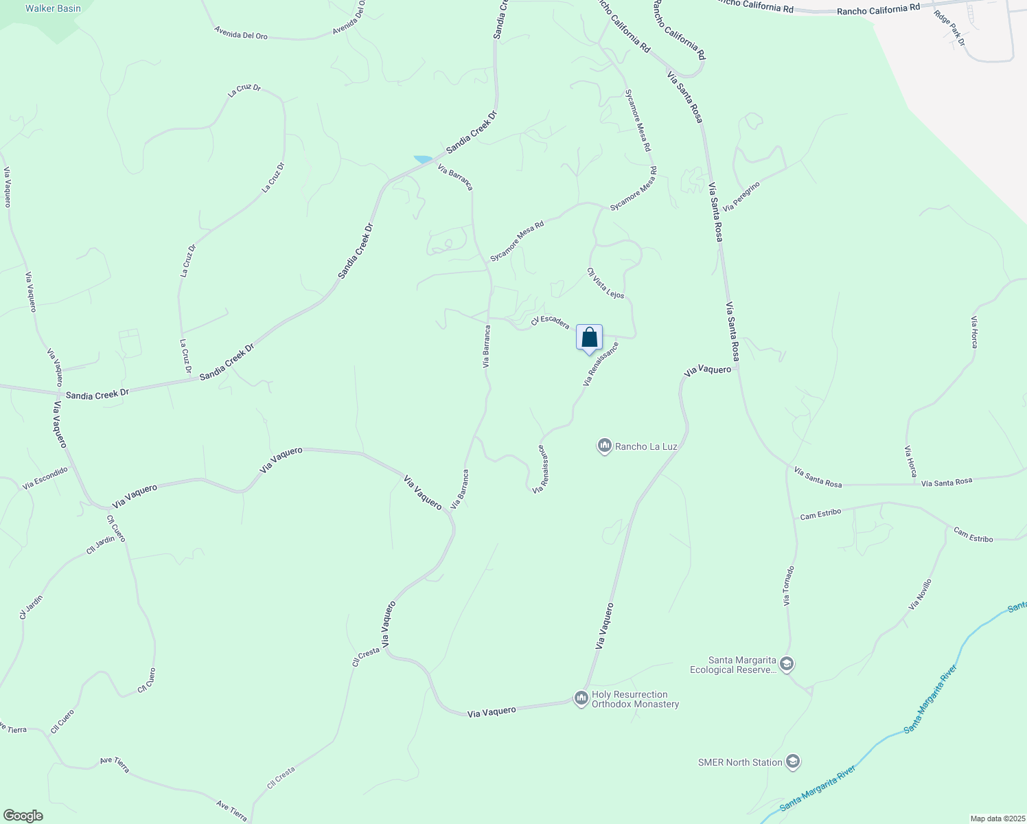 map of restaurants, bars, coffee shops, grocery stores, and more near 44915 Palladian Court in Temecula