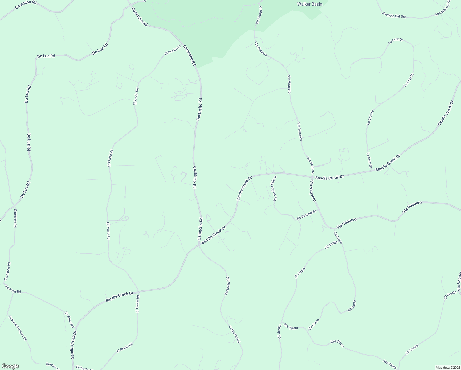 map of restaurants, bars, coffee shops, grocery stores, and more near Sandia Creek Drive in Temecula