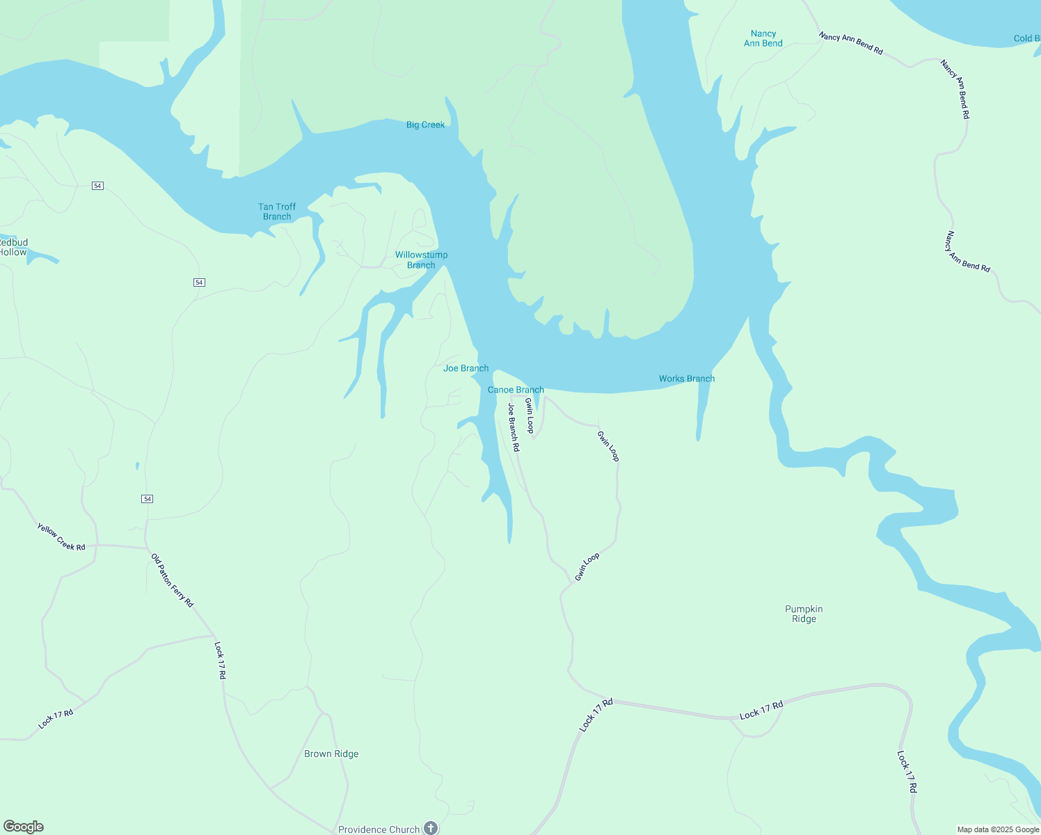 map of restaurants, bars, coffee shops, grocery stores, and more near 130 Gwin Loop in Adger