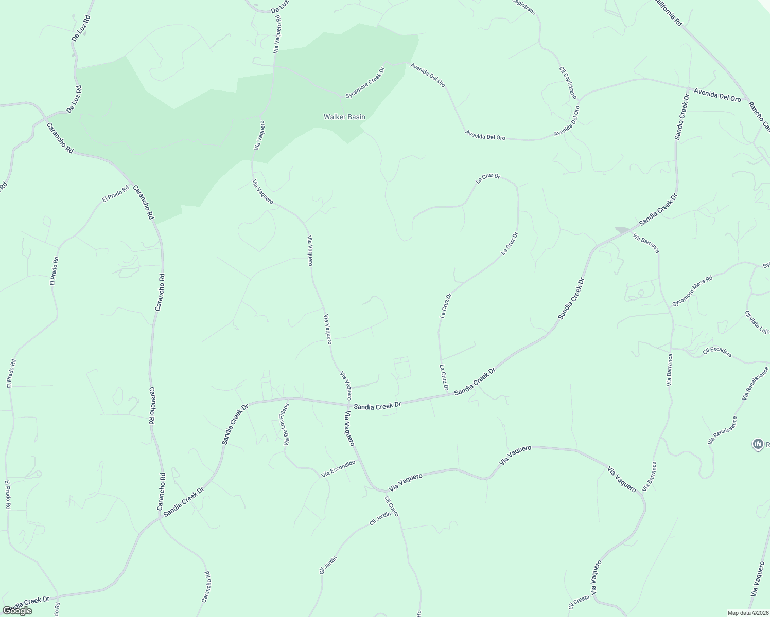 map of restaurants, bars, coffee shops, grocery stores, and more near Pampas Road in Riverside County