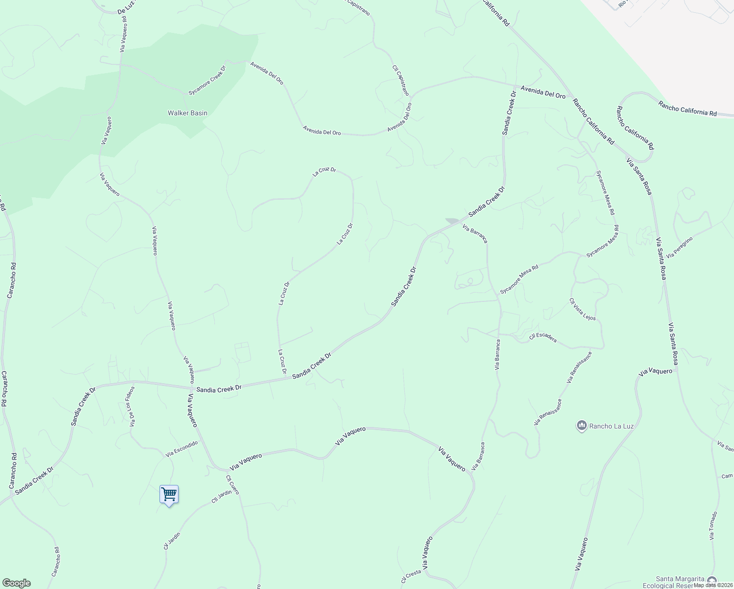 map of restaurants, bars, coffee shops, grocery stores, and more near 45250 Tomasito Circle in Temecula