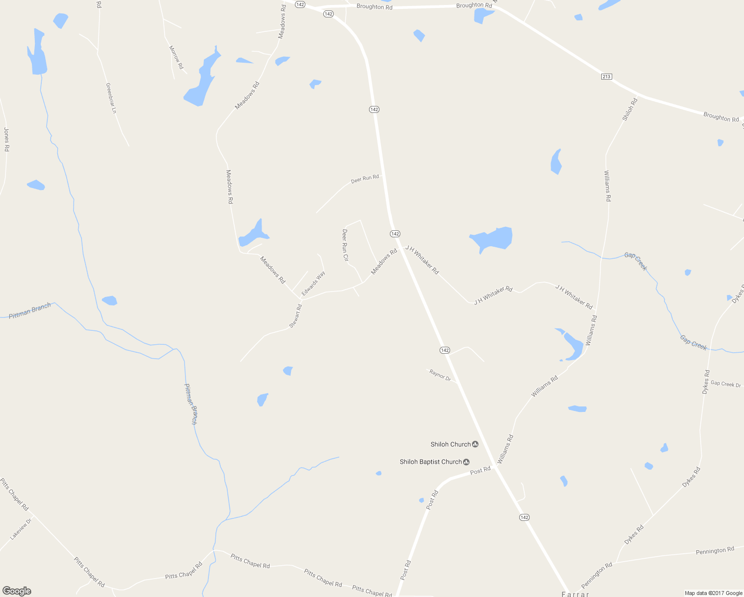 map of restaurants, bars, coffee shops, grocery stores, and more near 229 Meadows Road in Newborn