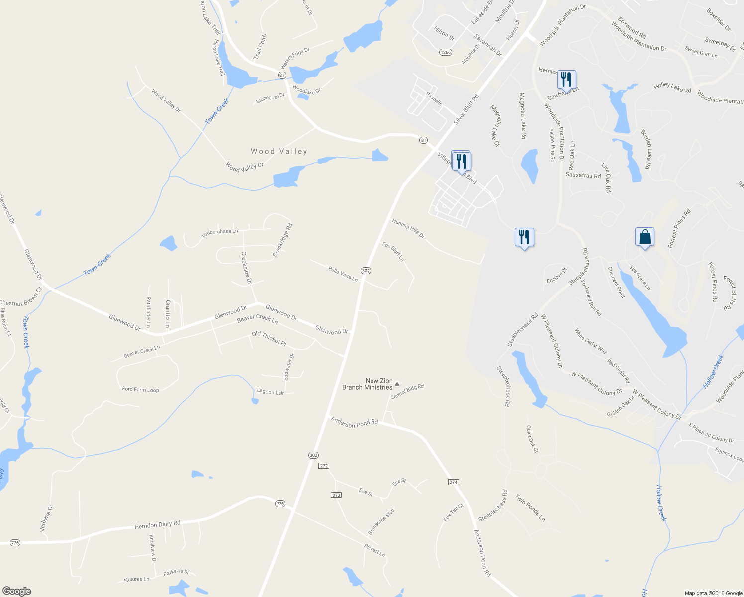 map of restaurants, bars, coffee shops, grocery stores, and more near 1753 Silver Bluff Rd in Aiken