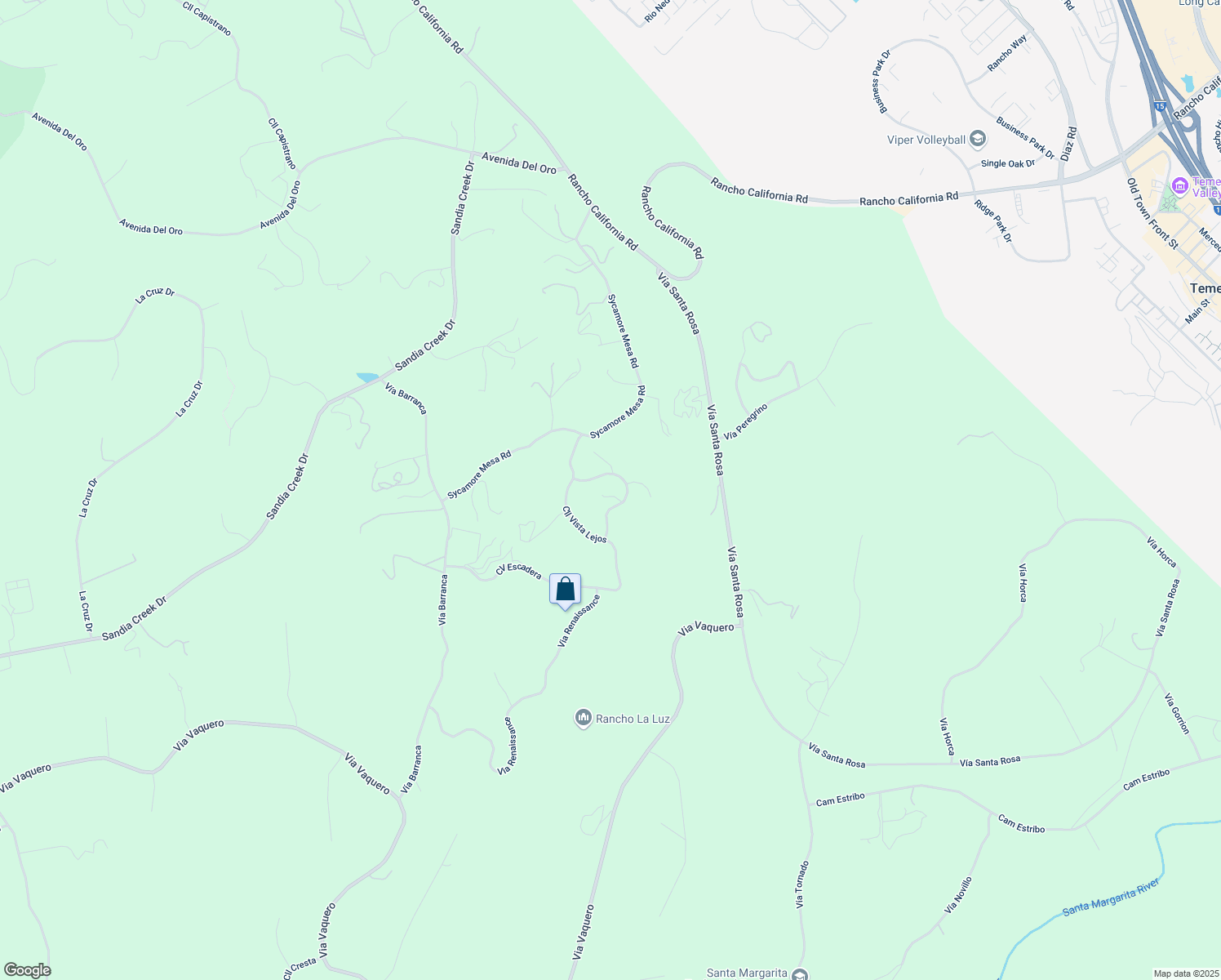 map of restaurants, bars, coffee shops, grocery stores, and more near 44195 Sunset Terrace in Temecula