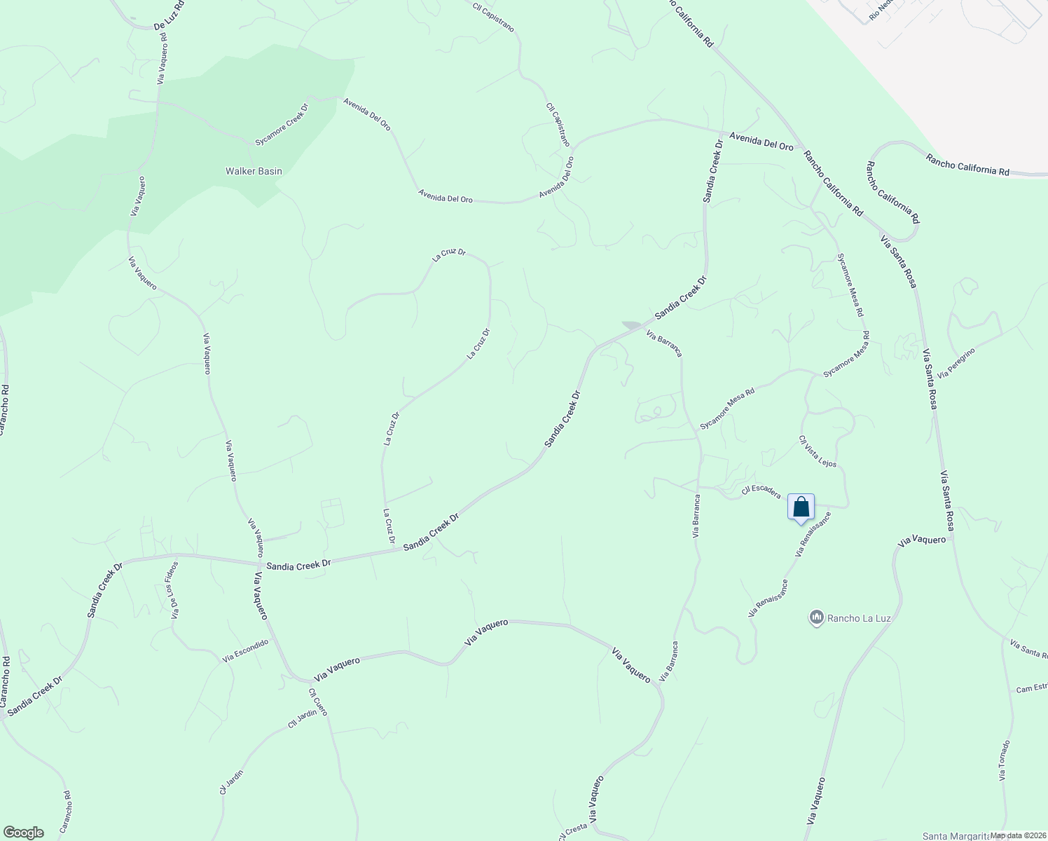 map of restaurants, bars, coffee shops, grocery stores, and more near 45250 Tomasito Circle in Temecula