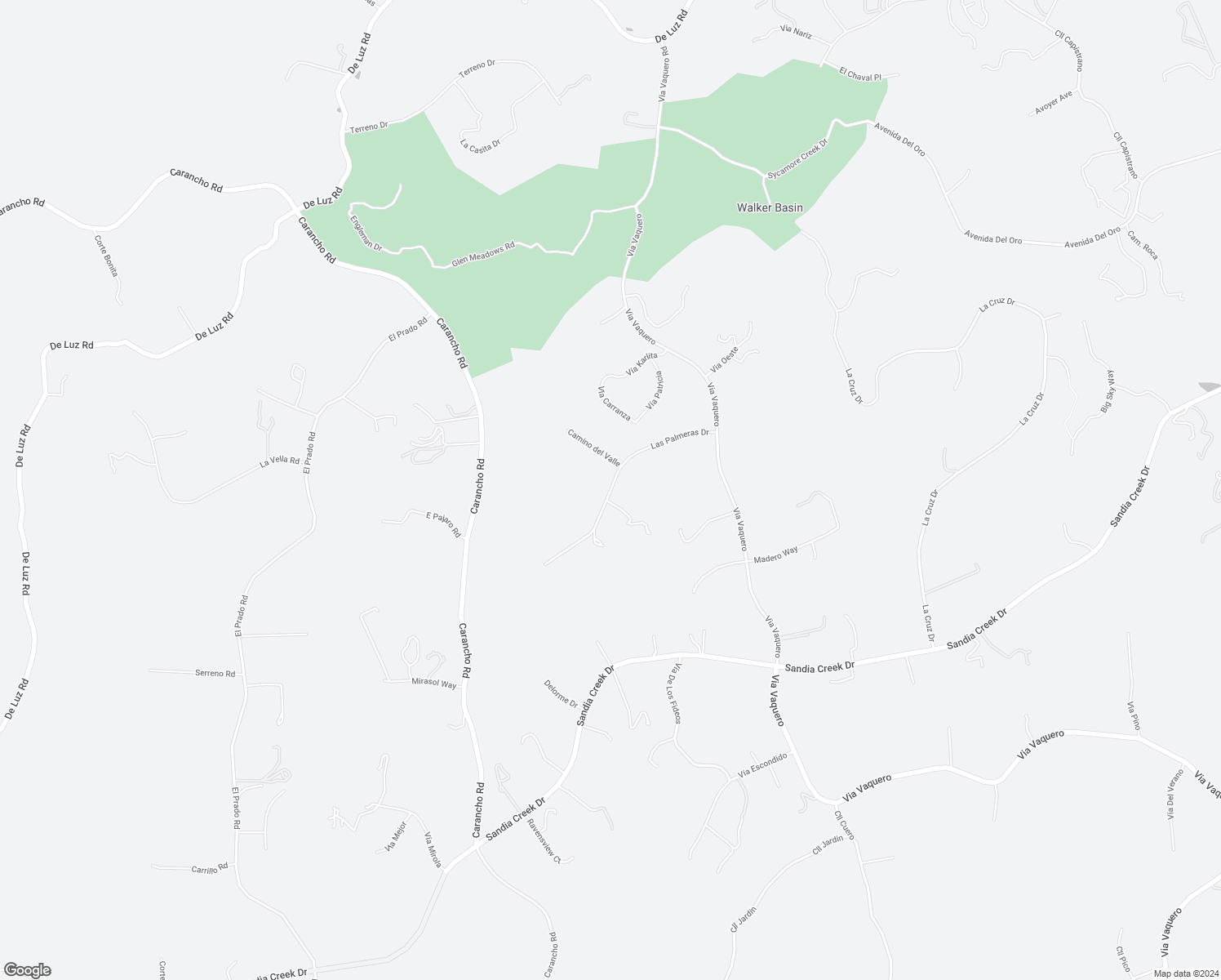 map of restaurants, bars, coffee shops, grocery stores, and more near Las Palmeras Drive in Riverside County