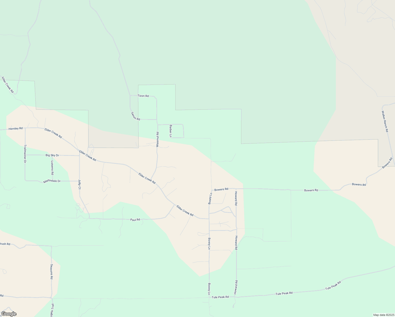 map of restaurants, bars, coffee shops, grocery stores, and more near 43601 Bonny Lane in Aguanga